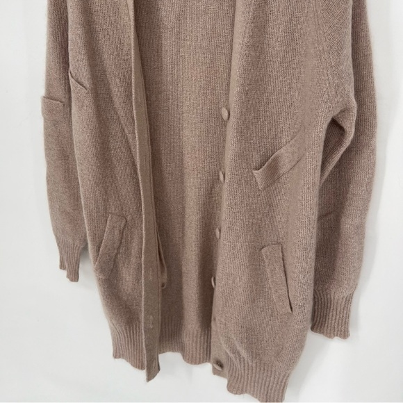 Band of Outsiders Mauve‎ Brown Mohair Cardigan sz small - Picture 7 of 16